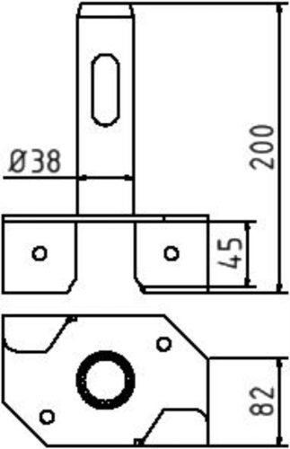 Zsalutámasz tetejére felszerelhető Korona