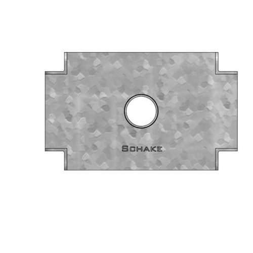 Zsalutámasz  Korona fa zsaluzat tartásához. cső átmérője Ø 38.0 mm