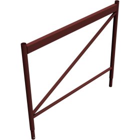   Felülről beilleszthető biztonsági korlát kőműves bakhoz