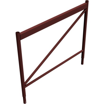 Top-mounted part for crank-operated & universal scaffolding jacks
