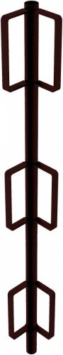 Corner railing post for "Compact S"