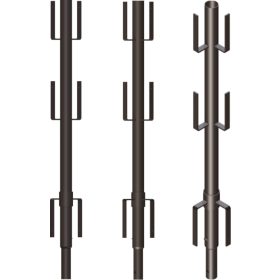 Sarok korlátoszlop festett