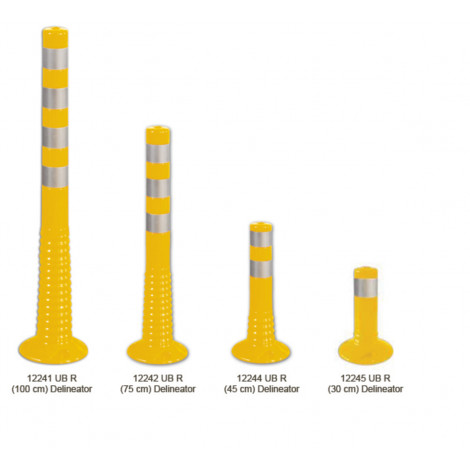 Parkolásgátló oszlop  (75cm) , Műanyag elhajló oszlop 