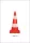 Forgalomterelő bója , Terelőkúp , Jelzőbója  75cm PVC