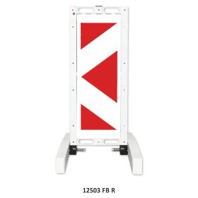 Összecsukható figyelmeztető / terelő tábla, 