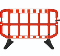 Biztonsági kerítés , Műanyag terelőelem