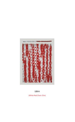 Műanyag elkorlátozó lánc 25m