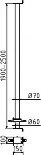 Árok kitámasztó dúc "Perfect" Ø 60 mm