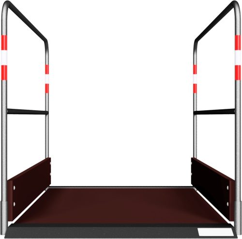 Fa borításos gyalogos provizórium - 1,7 m