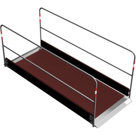 Fa borításos gyalogos provizórium - 2,7 m