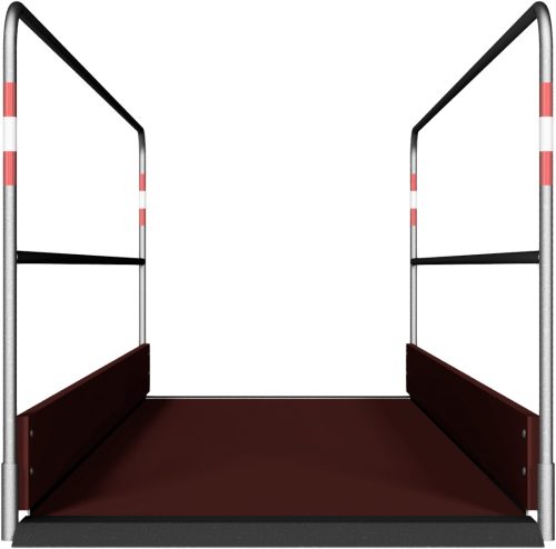 Fa borításos gyalogos provizórium - 3,2 m