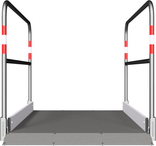 Acél borításos aluminium gyalogos provizórium 
