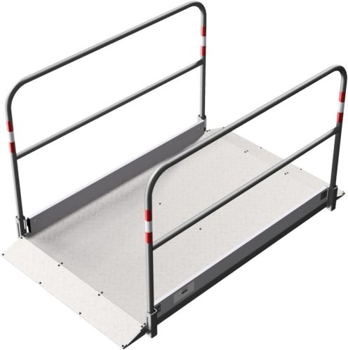 Acél borításos aluminium gyalogos provizórium 