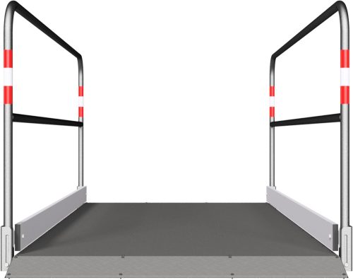Acél borításos aluminium gyalogos provizórium 