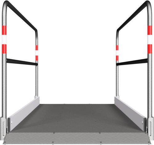 Acél borításos aluminium gyalogos provizórium 