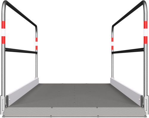 Acél borításos aluminium gyalogos provizórium 