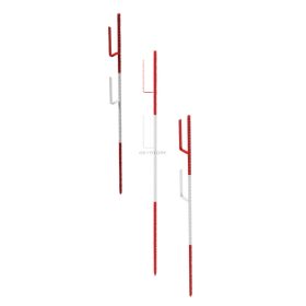 Korlátdeszka tartó vas