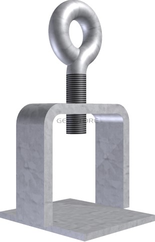 Ideiglenes táblabilincs - fém