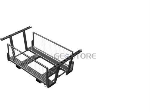 Twin pallet for traffic panels and base plates