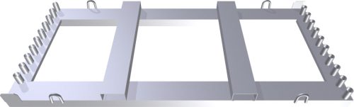 Storage and transport pallet - 2,40 m