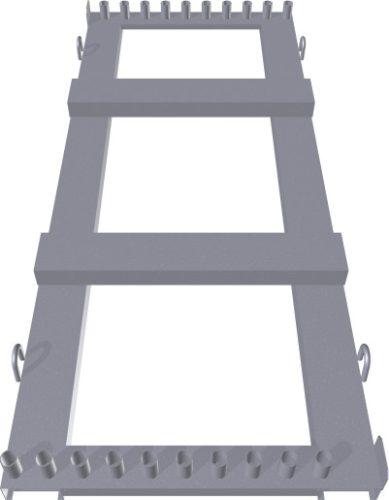 Storage and transport pallet - 2,40 m