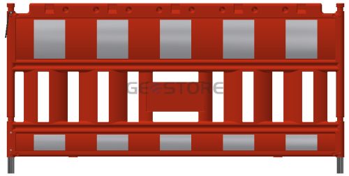 Euro2 műanyag kerítéspanel NOX ORANGE típus