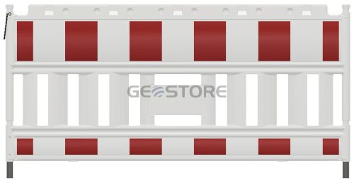 Euro2 műanyag kerítéspanel NOX WHITE típus