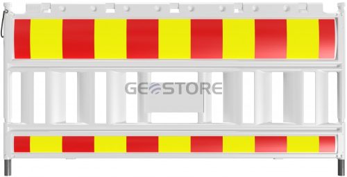 Euro2 műanyag kerítéspanel NOX WHITE típus