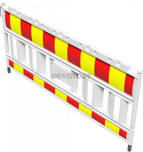 Euro2 műanyag kerítéspanel NOX WHITE típus