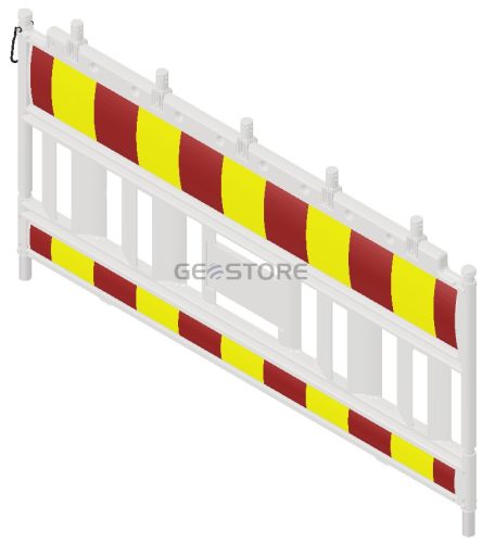 Euro2 panel fence type NOX WHITE