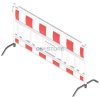 Euro2 panel fence with steel foot, pivotable