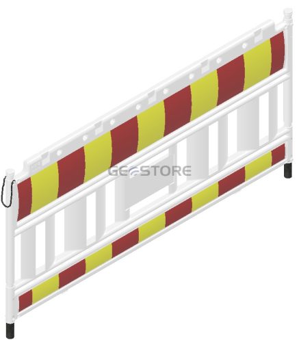 Euro2 panel fence type NOX WHITE