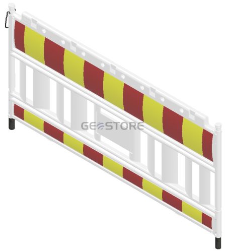 Euro2 panel fence type NOX WHITE
