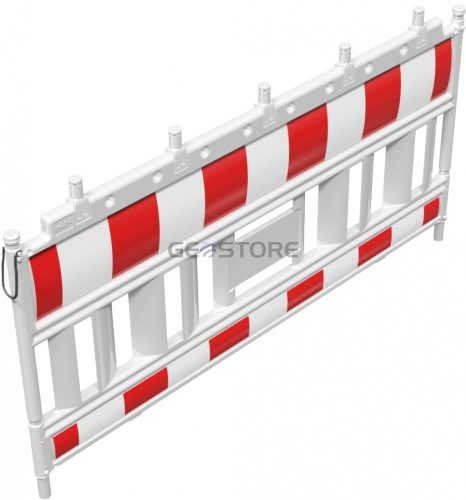 Euro2 panel fence type Nox light white,