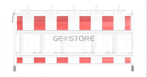 Euro2 panel fence type Nox light white,