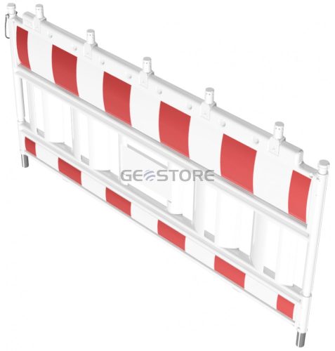 Euro2 panel fence type Nox light white,