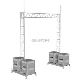 Mobil portálszerkezet - rácsos tartó KÉSZLET B5