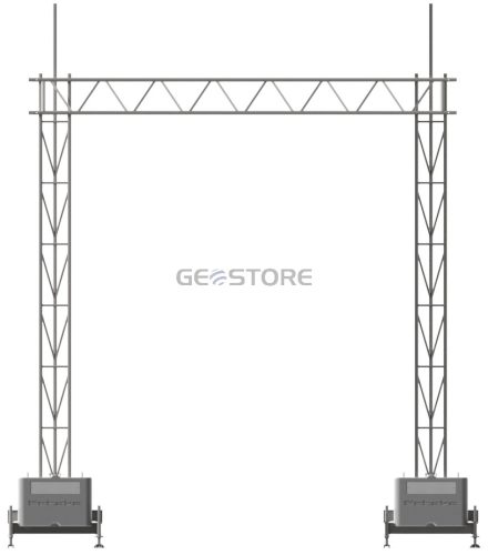 Mobil portálszerkezet - rácsos tartó KÉSZLET B7