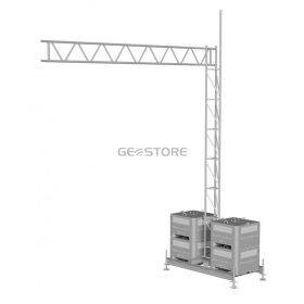 Mobil konzolszerkezet - rácsos tartó KÉSZLET F3