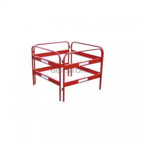 Biztonsági kerítés akna és árokvédelemhez