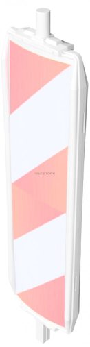 Állósávos / oldalakadály tábla TÍPUS 40 - 40x40mm / Ø42 mm