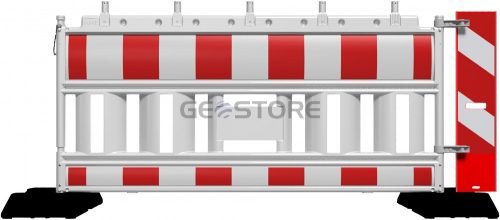 Állósávos / Oldalakadály lemez - műanyag