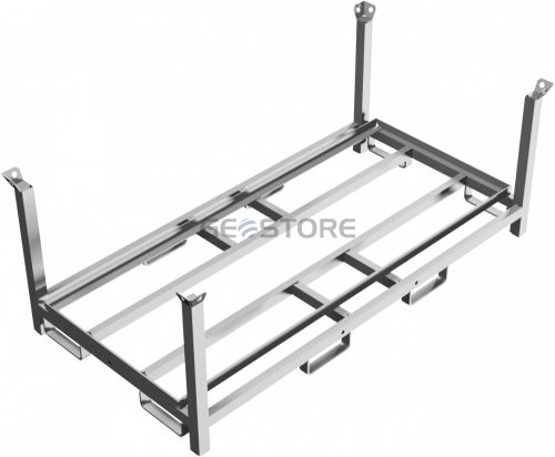 Storage and transport rack for base plates
