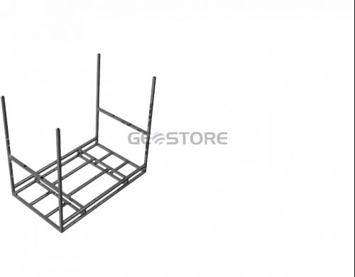 Multi pallet for plastic fences and base plates