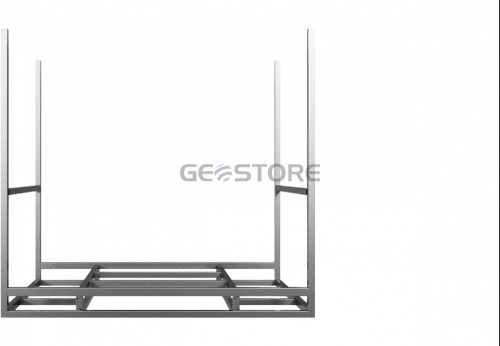 Multi pallet for plastic fences and base plates