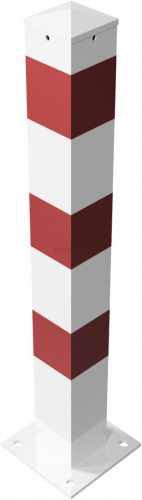 Korlátoszlop 100 x 100 x 3 mm - talplemezzel