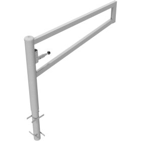 Forgó kapu szögletes - lakattal