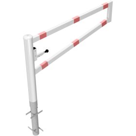 Forgó kapu szögletes - porszórt - lakattal