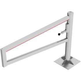 Forgó kapu szögletes - lakattal - talppal