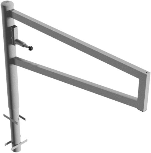 Forgó kapu szögletes - lakattal